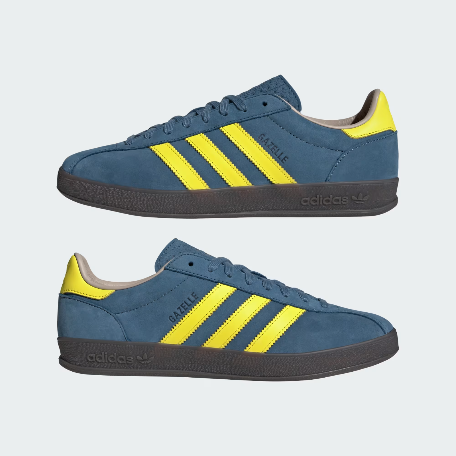 JR8838 adidas Originals Gazelle Indoor Pro Green Shock Yellow Charcoal (Men's)