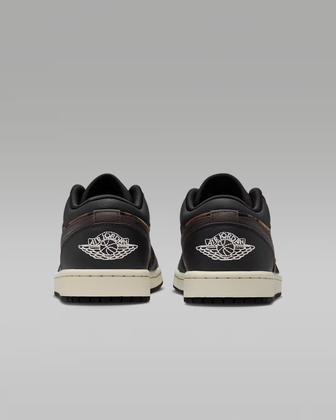 IQ5162-001 Nike Air Jordan 1 Low SE "Black/Velvet Brown" (Women's)