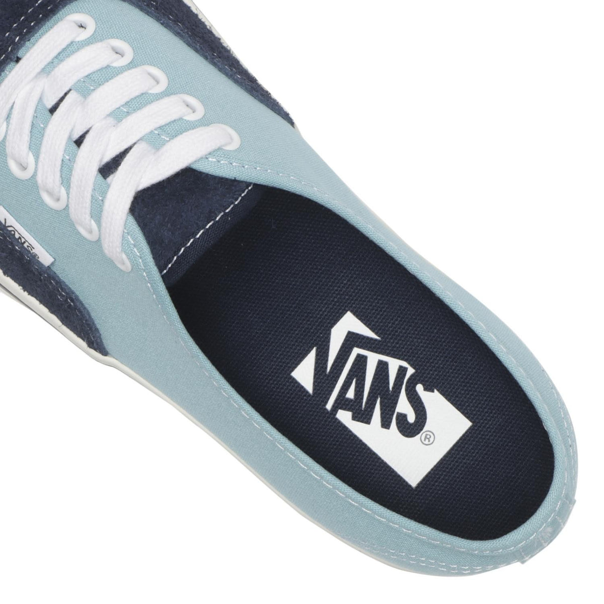 VN000EBNICO Vans Premium Authentic 44 Suede Canvas Dress Blue Aquatic (Men's)