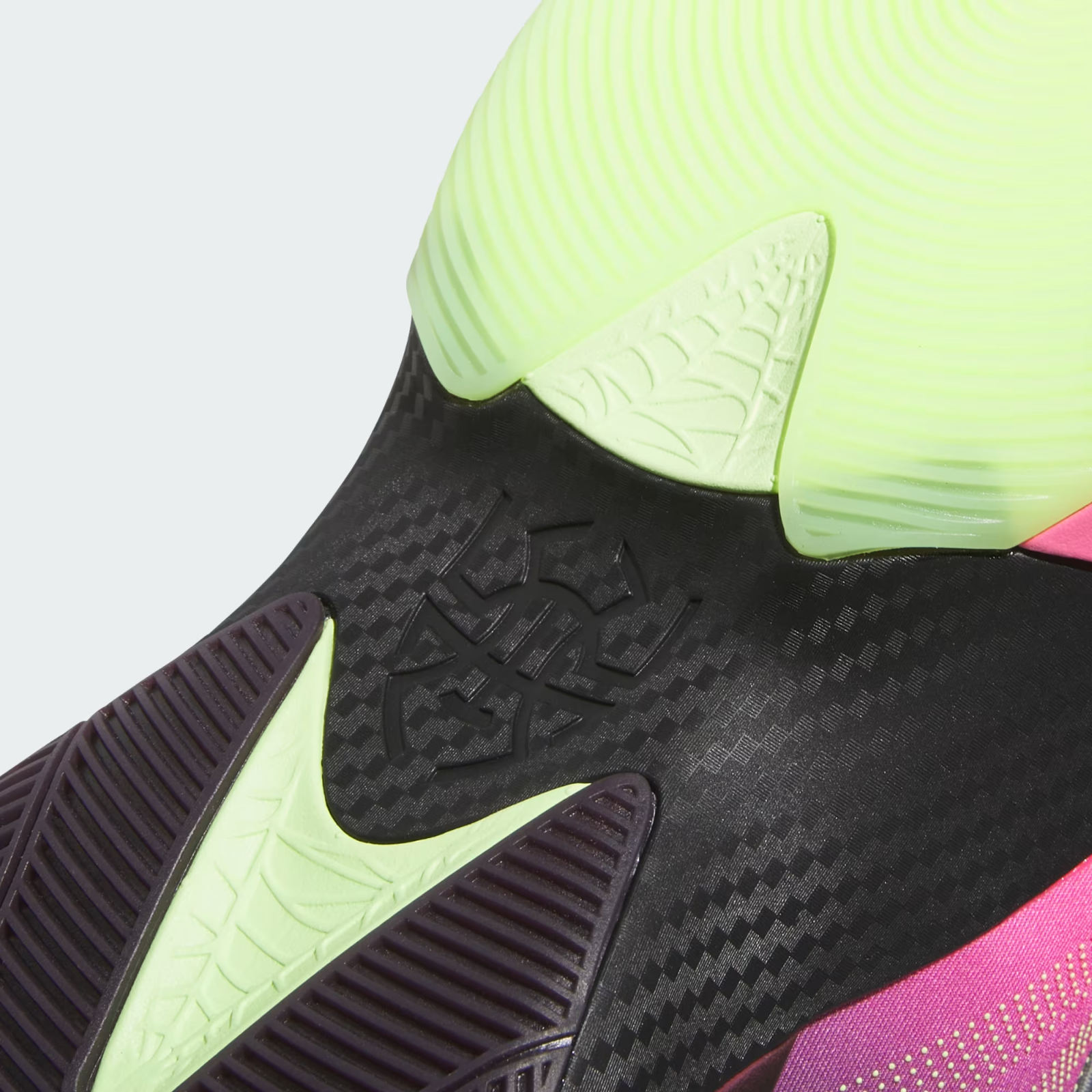 JR7697 adidas D.O.N. Issue 7 Aurora Black Lucid Pink Hi-Res Yellow (Men's)