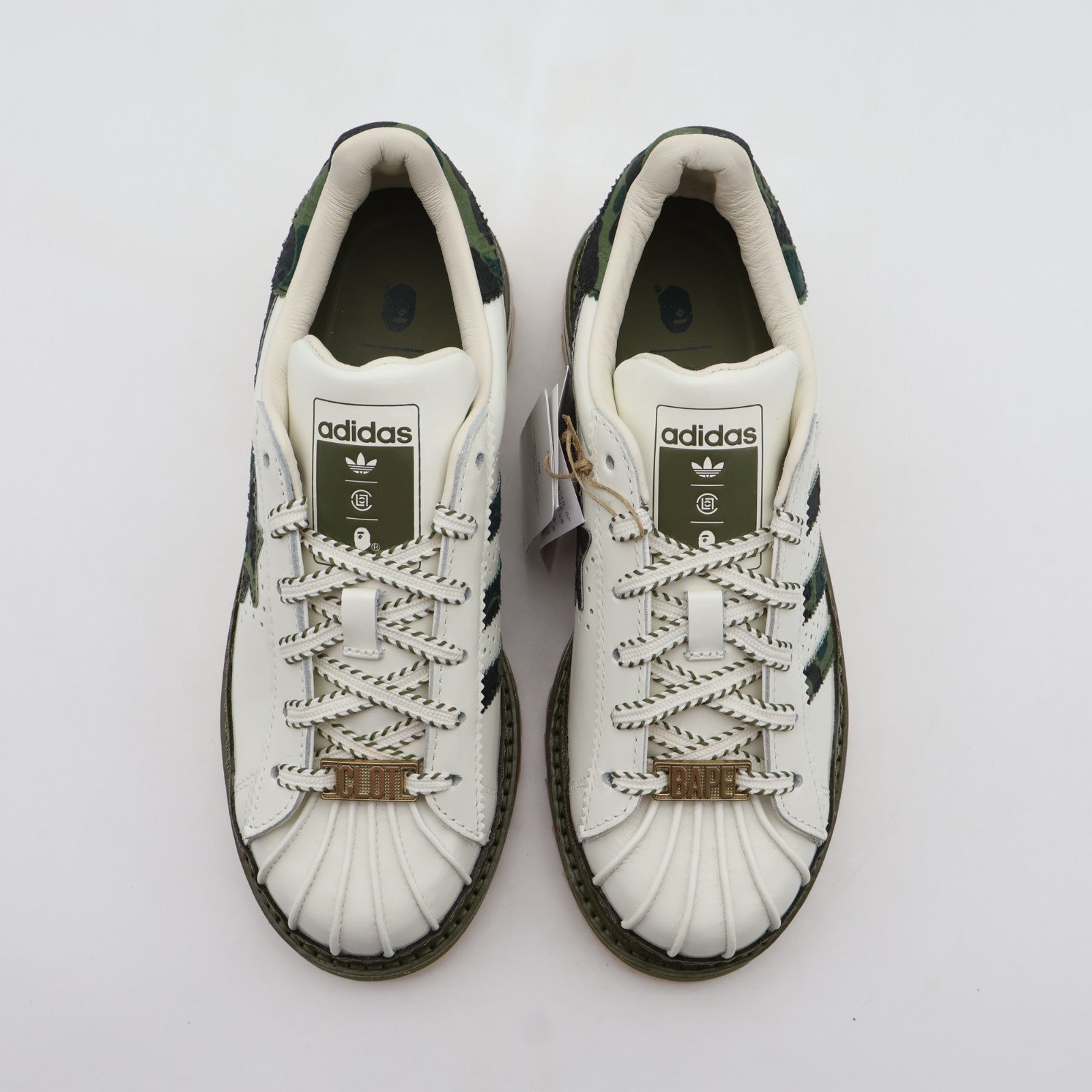 KJ1473 CLOT A BATHING APE adidas Originals Superstar by Edison Chen Green (Men's