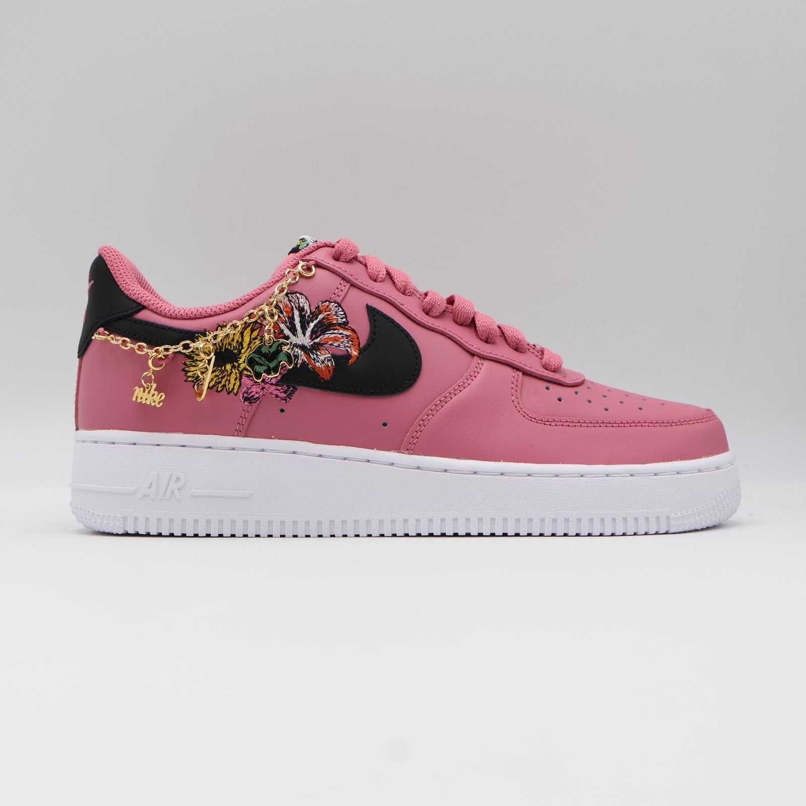 IB6644-600 Nike Air Force 1 Low Now Accepting All Flowers Peony (Women's)