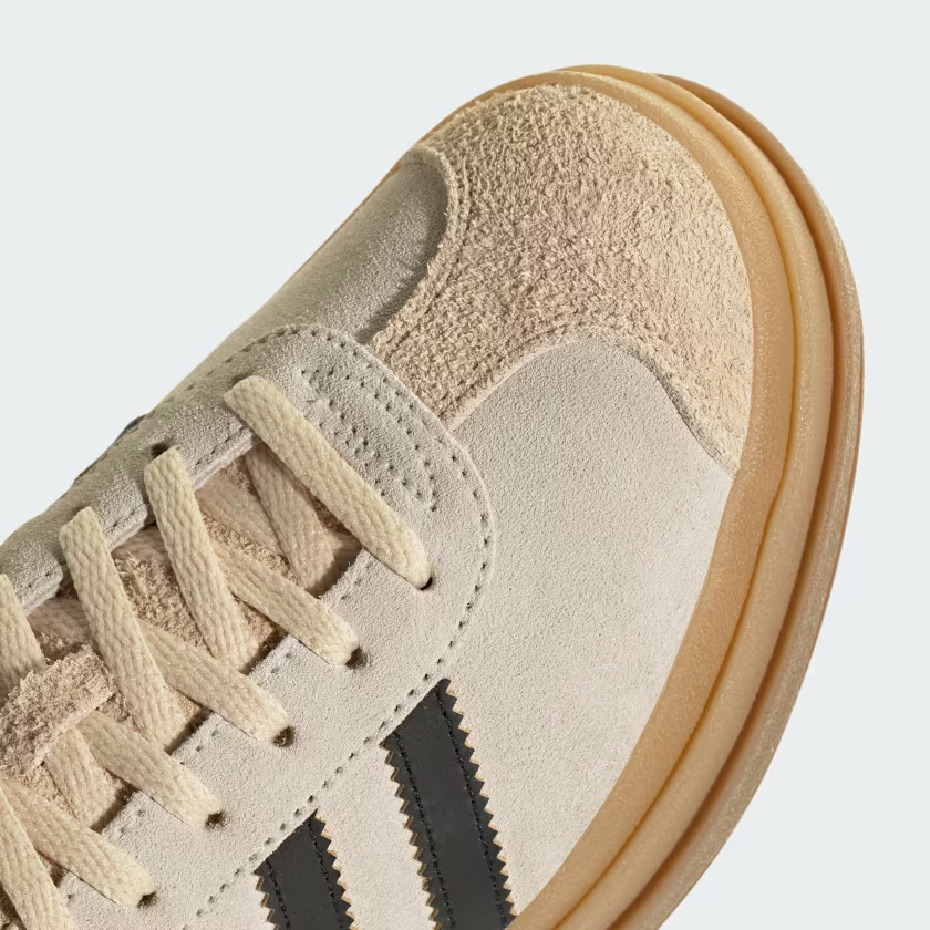 JS3892 adidas Originals  Gazelle Bold Cream White Core Black (Women's)