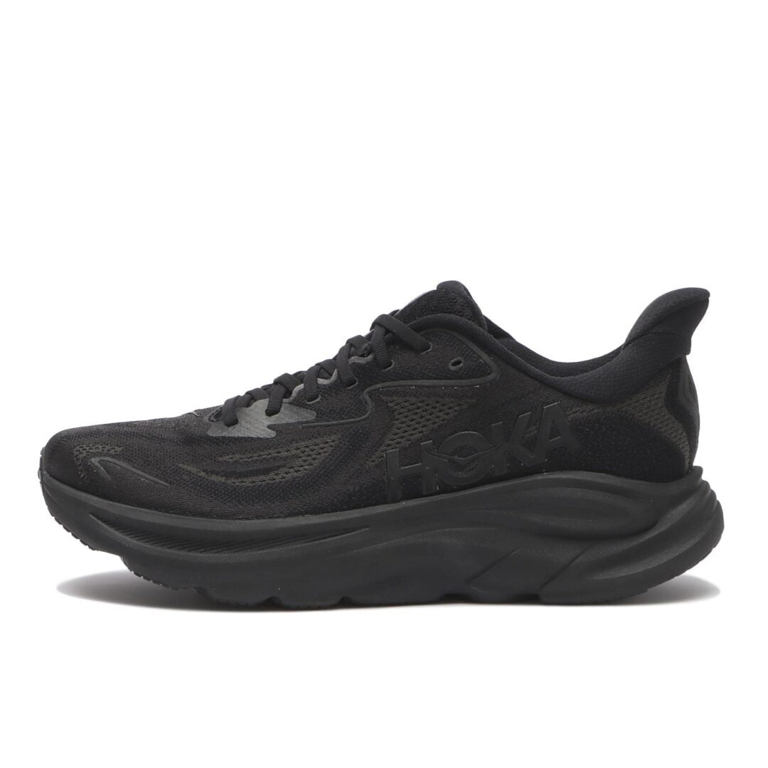 1162030-BBLC Hoka Clifton 10 Black Black (Men's)