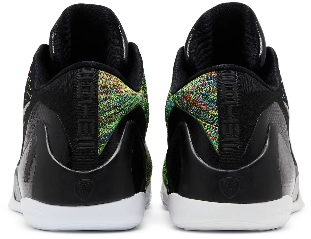 698595-009 Nike Kobe 9 Elite PRM Low HTM Milan "Black/Multi-Color" (Men's)
