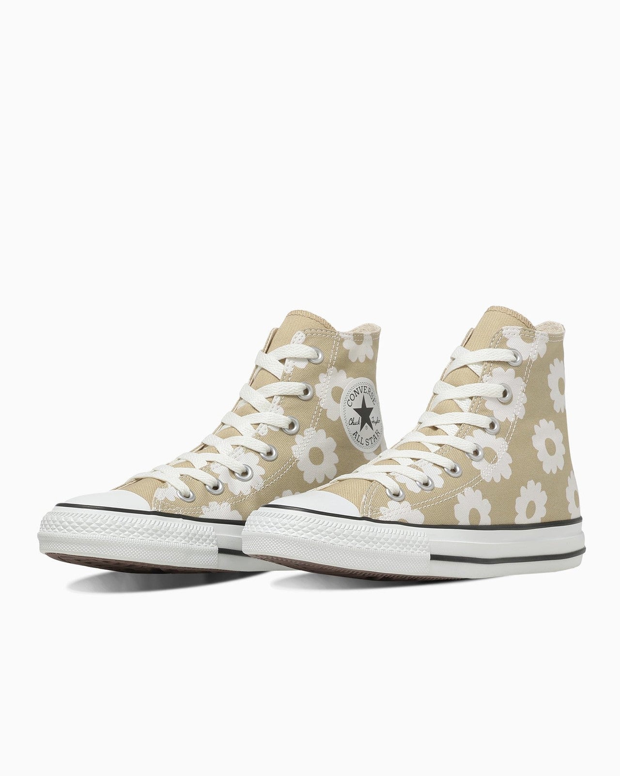 31318121 Converse All Star Flowerprint Hi Butter YellowWhite (Women's)
