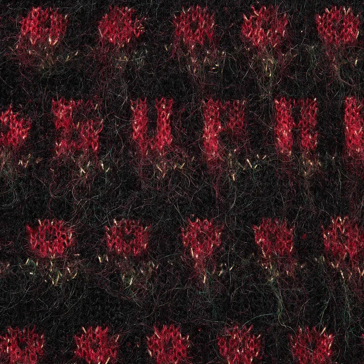 Supreme Flowers Metallic Sweater Black