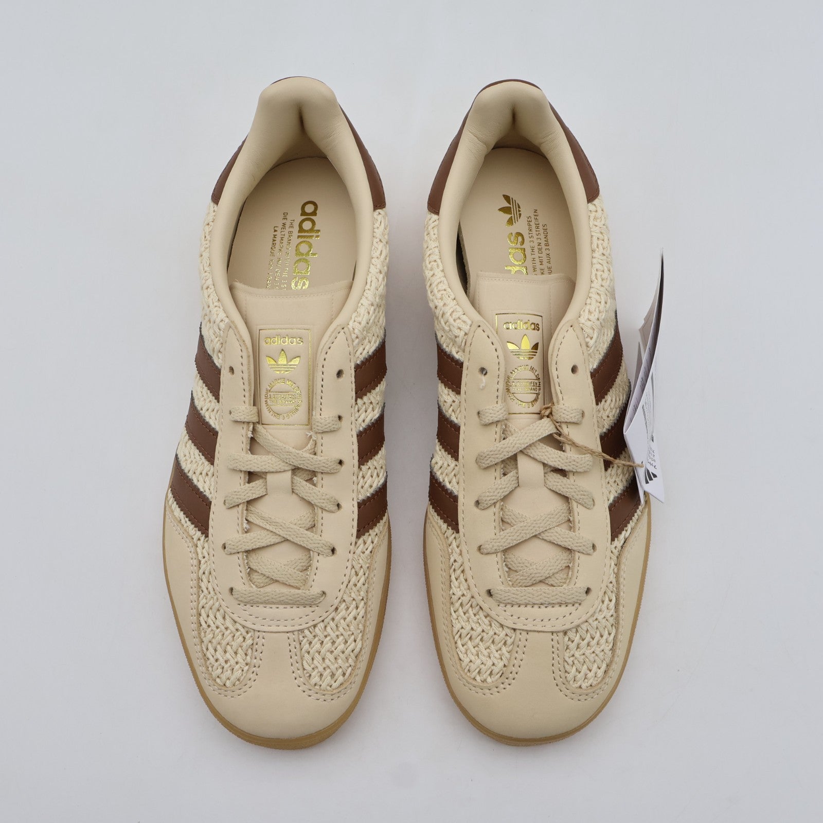 JS1418 adidas Originals Gazelle Indoor Sand Strata Premium Brown Gum (Women's)