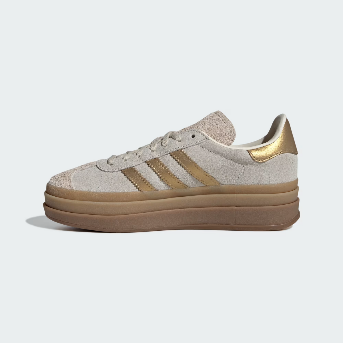 IH6781 adidas Gazelle Bold Cream White Brown Desert (Women's)