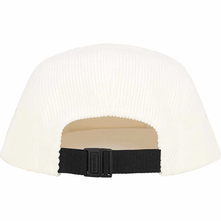 Supreme Corduroy Camp Cap White