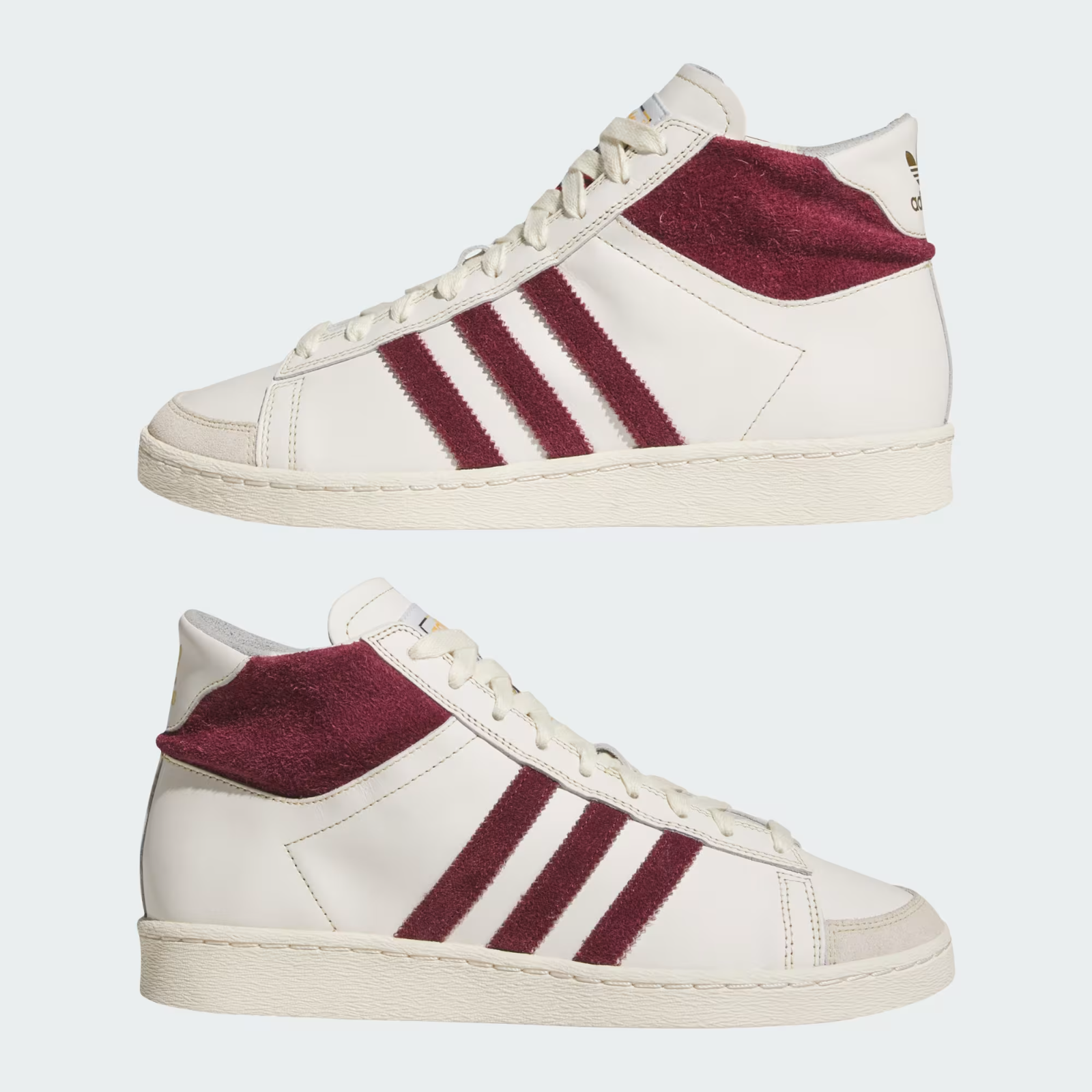 JR4891 Mark Gonzales adidas Originals Jabbar Hi Chalk White Shadow Red (Men's)