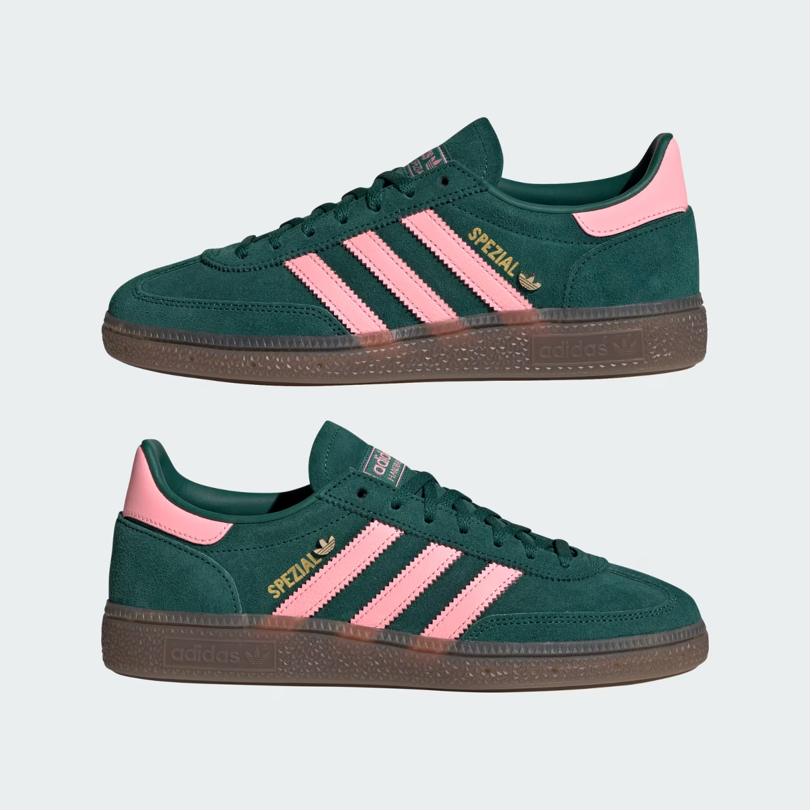 IH1496 adidas Handball Spezial Collegiate Green Pink Spark (Women's)
