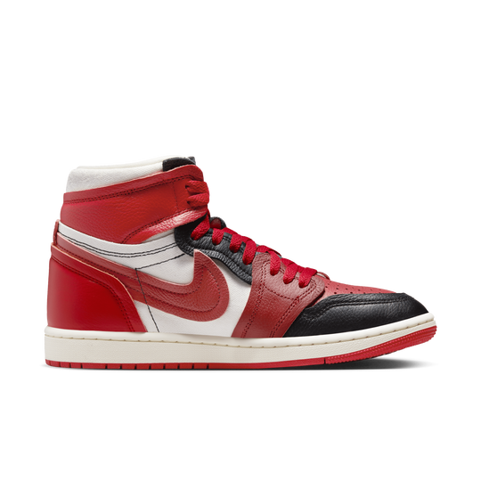 FB9891-600 Nike Air Jordan 1 High MM Sport Red Black Sail Dune Red (Women's)