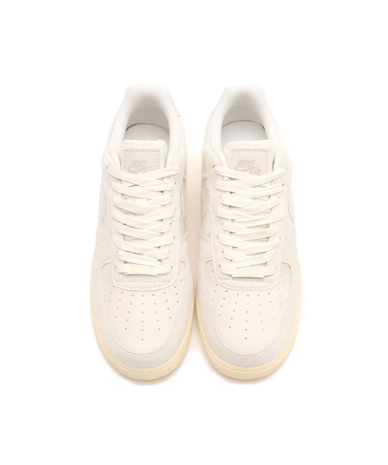 II7398-100 Nike Air Force 1 Low Faux Pony Hair White (Women's)