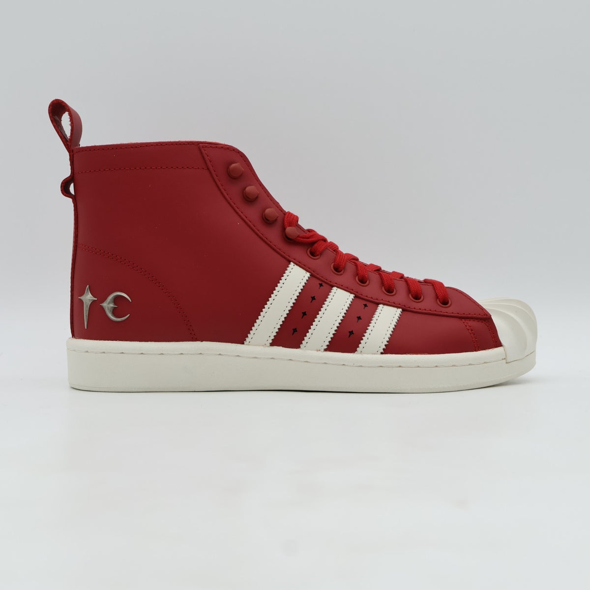 JP6518 THUG CLUB adidas Originals Superstar Boots Luxe Red Off White(Men's)