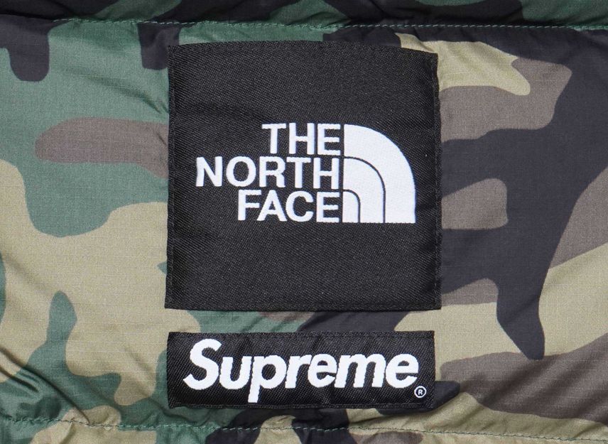Supreme The North Face Split Nuptse Jacket Camo