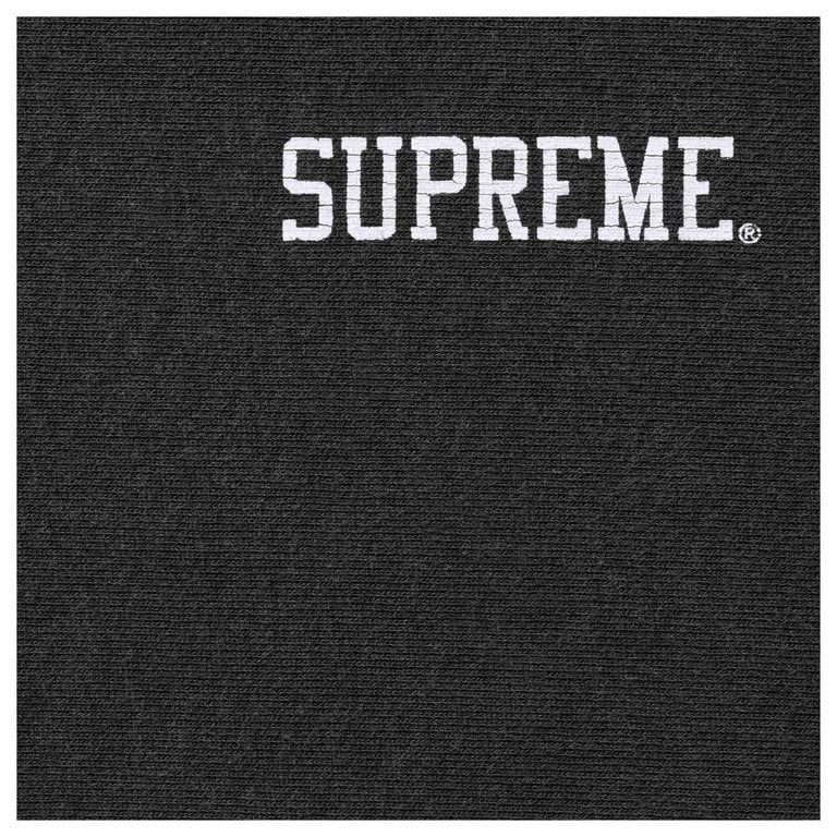 Supreme Washed Crewneck Black