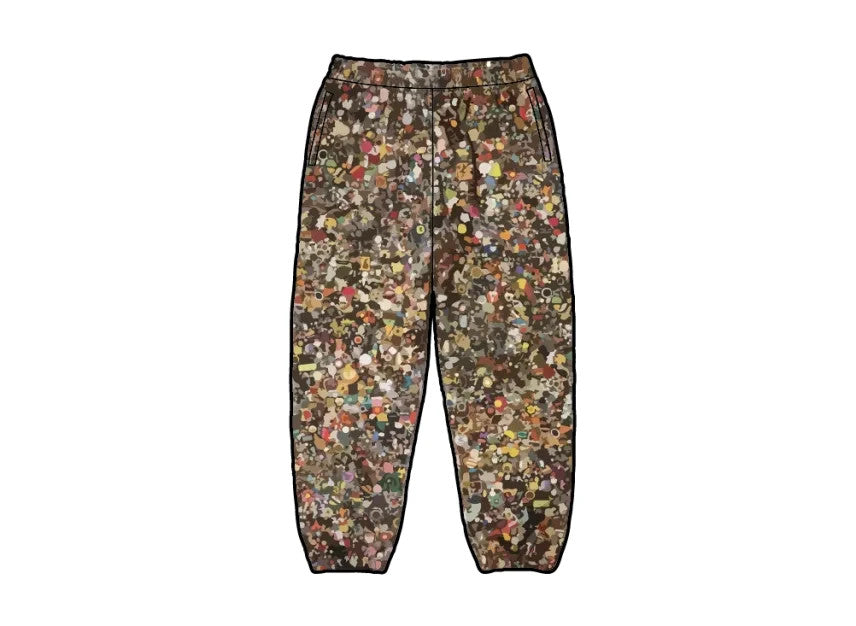 Supreme x Mike Kelley Sweatpant "Multicolor"