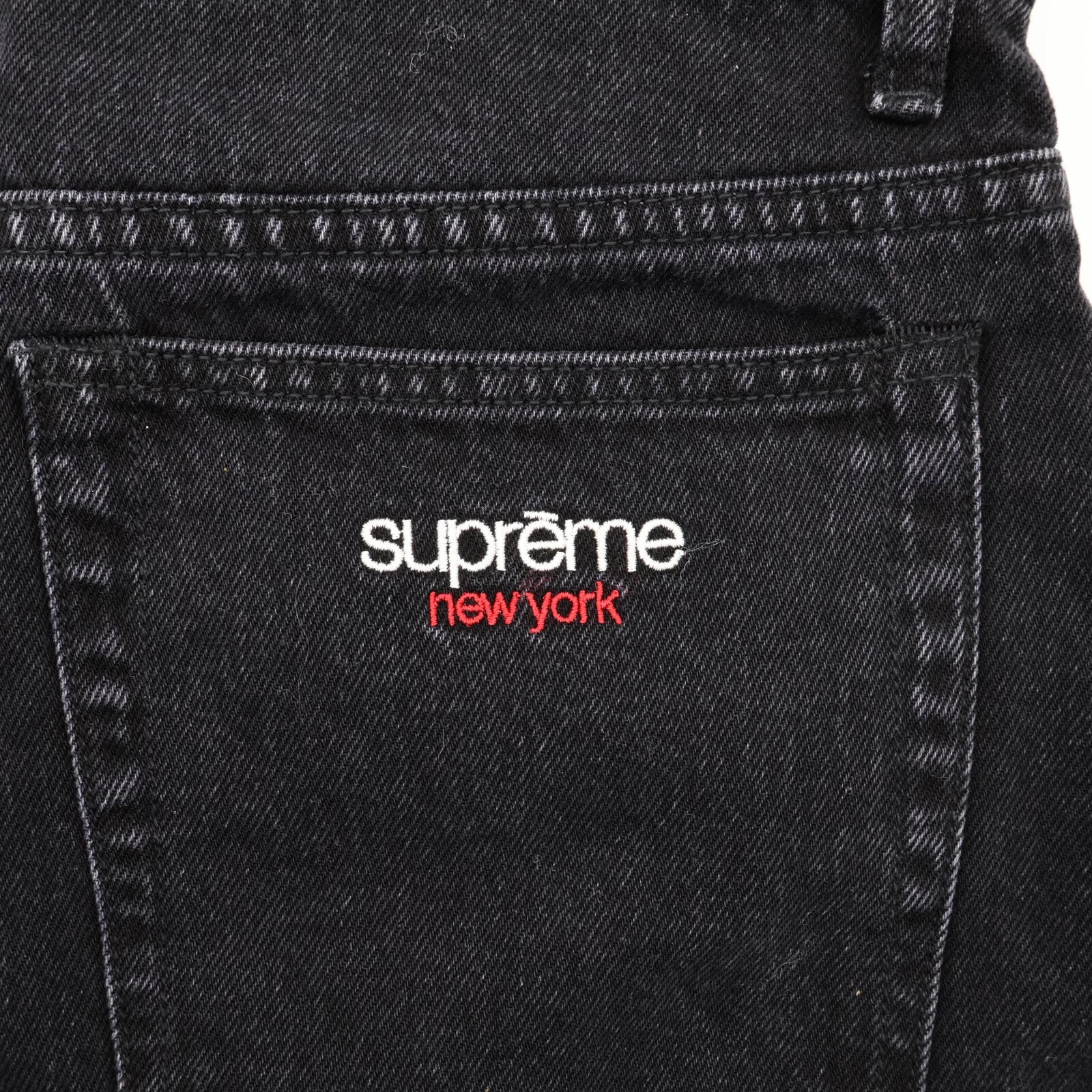 Supreme Baggy Denim Short Black