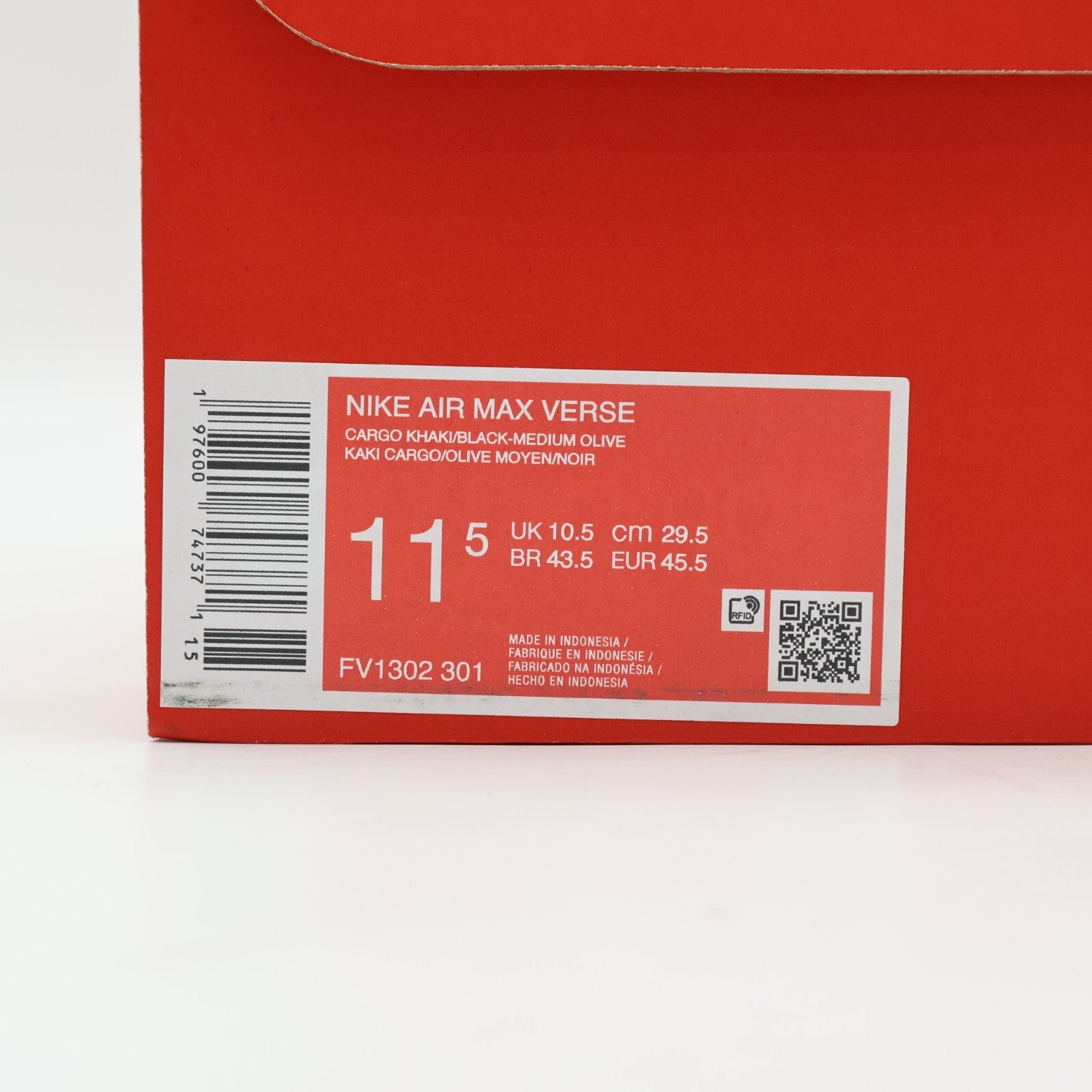 FV1302-301 Nike Air Max Verse Cargo Khaki Medium Olive Black (Men's)