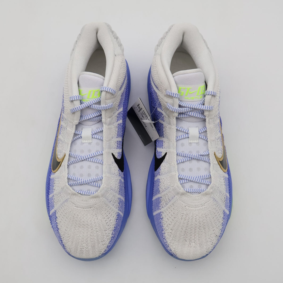 FV5952-100 Nike GT Hustle 3 White Royal Pulse Volt Black (FV5953-100) (Men's)
