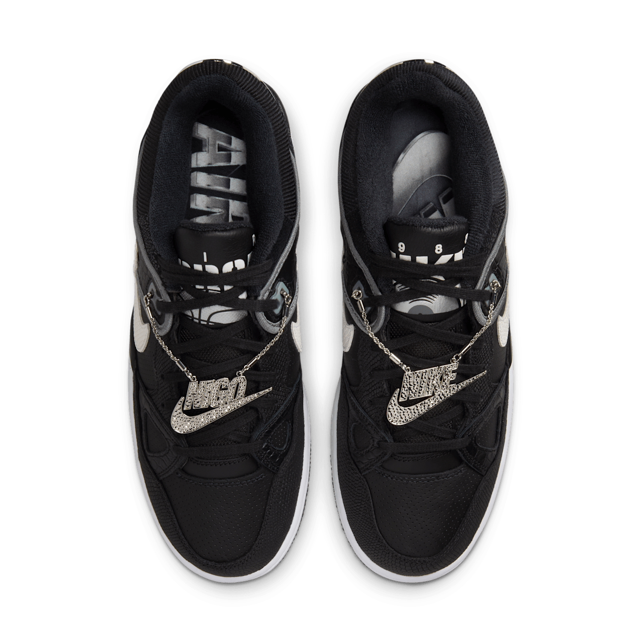 HF7630-001 NIGO Nike Air Force 3 Low Black White Heel Logo NIGO (Men's)