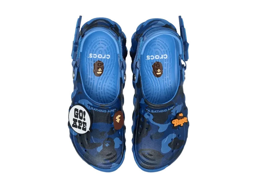 819114 A BATHING APE x Crocs Echo RO Clog "Powder Blue" (Men's)
