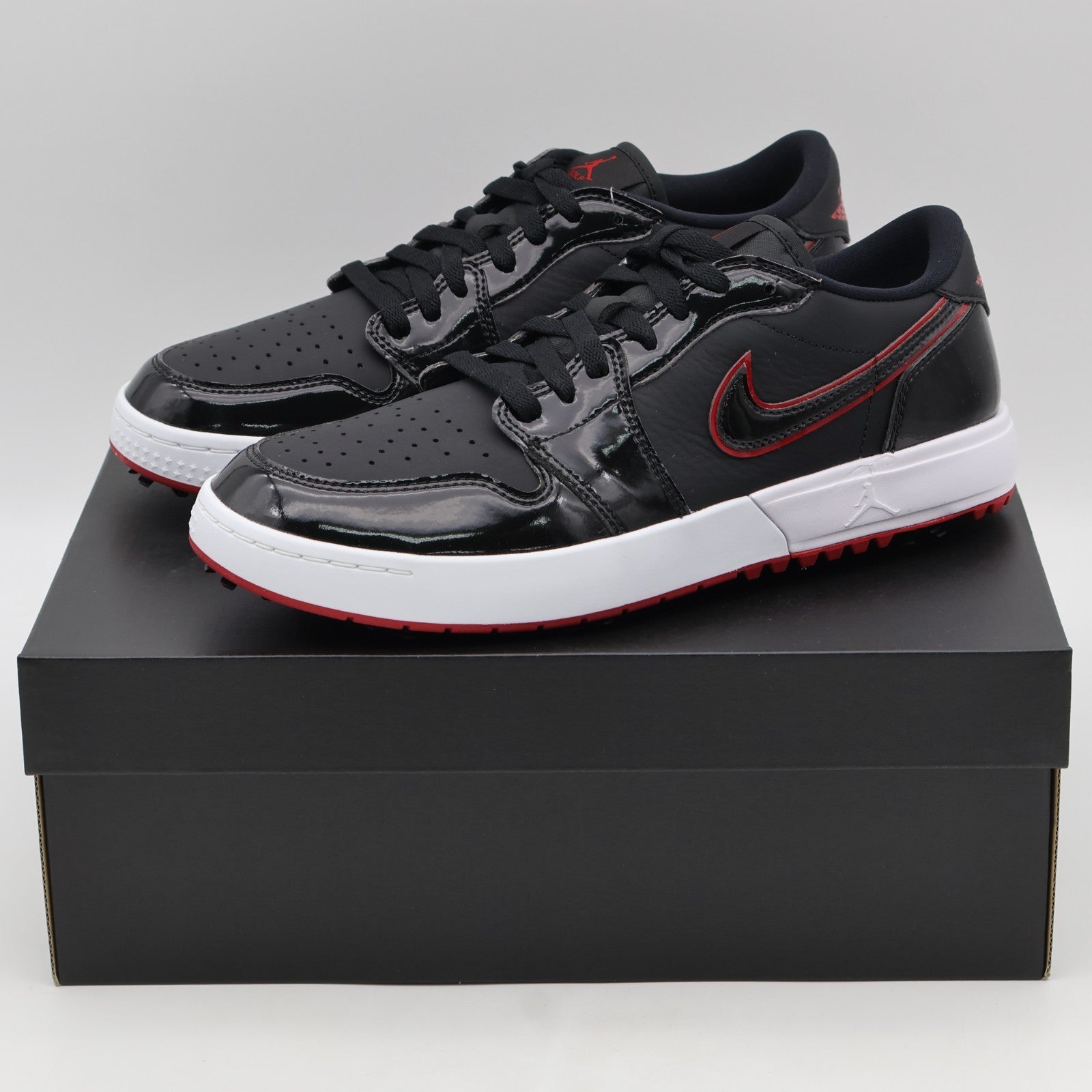 IQ3417-002 Nike Air Jordan 1 Low Golf Black White Varsity Red (Men's)