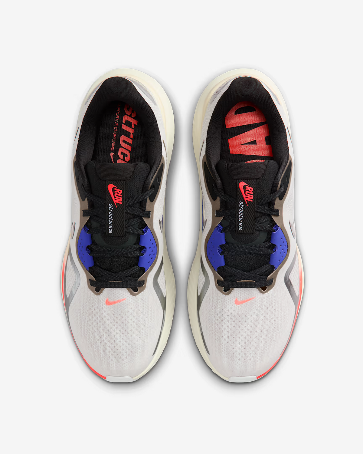 IM6777-121 Nike Structure 26 Summit White Bright Crimson Persian Violet (Men's)