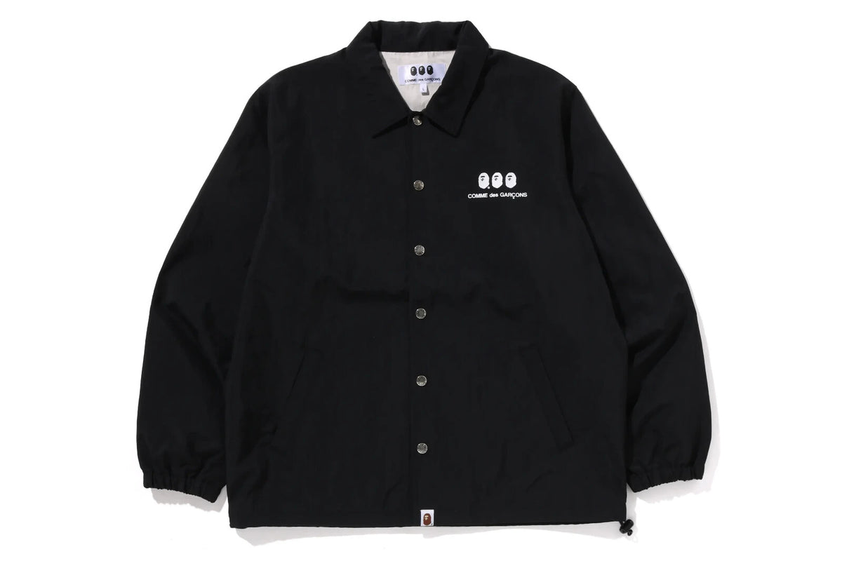 A BATHING APE COMME des GARCONS OSAKA Coach Jacket Black