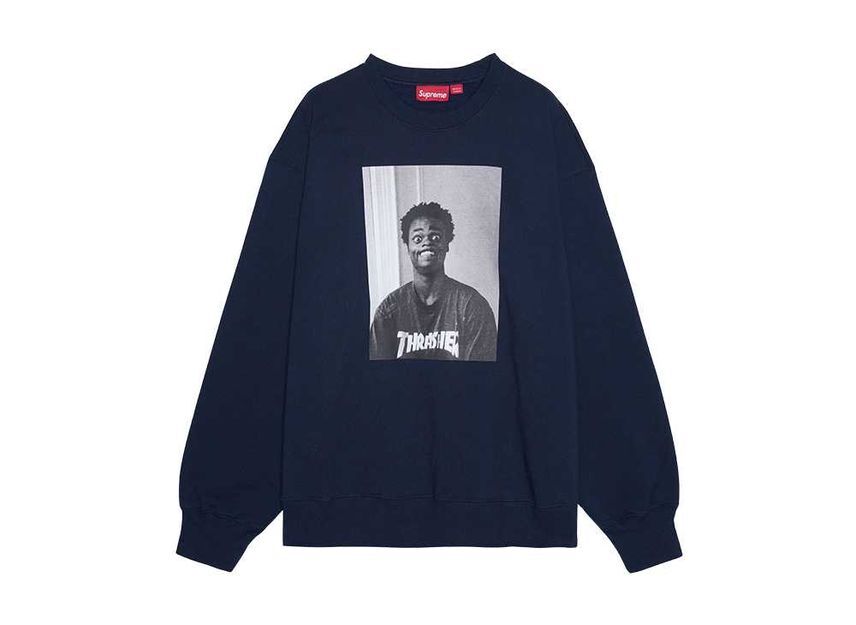 Supreme x Thrasher Crewneck Navy