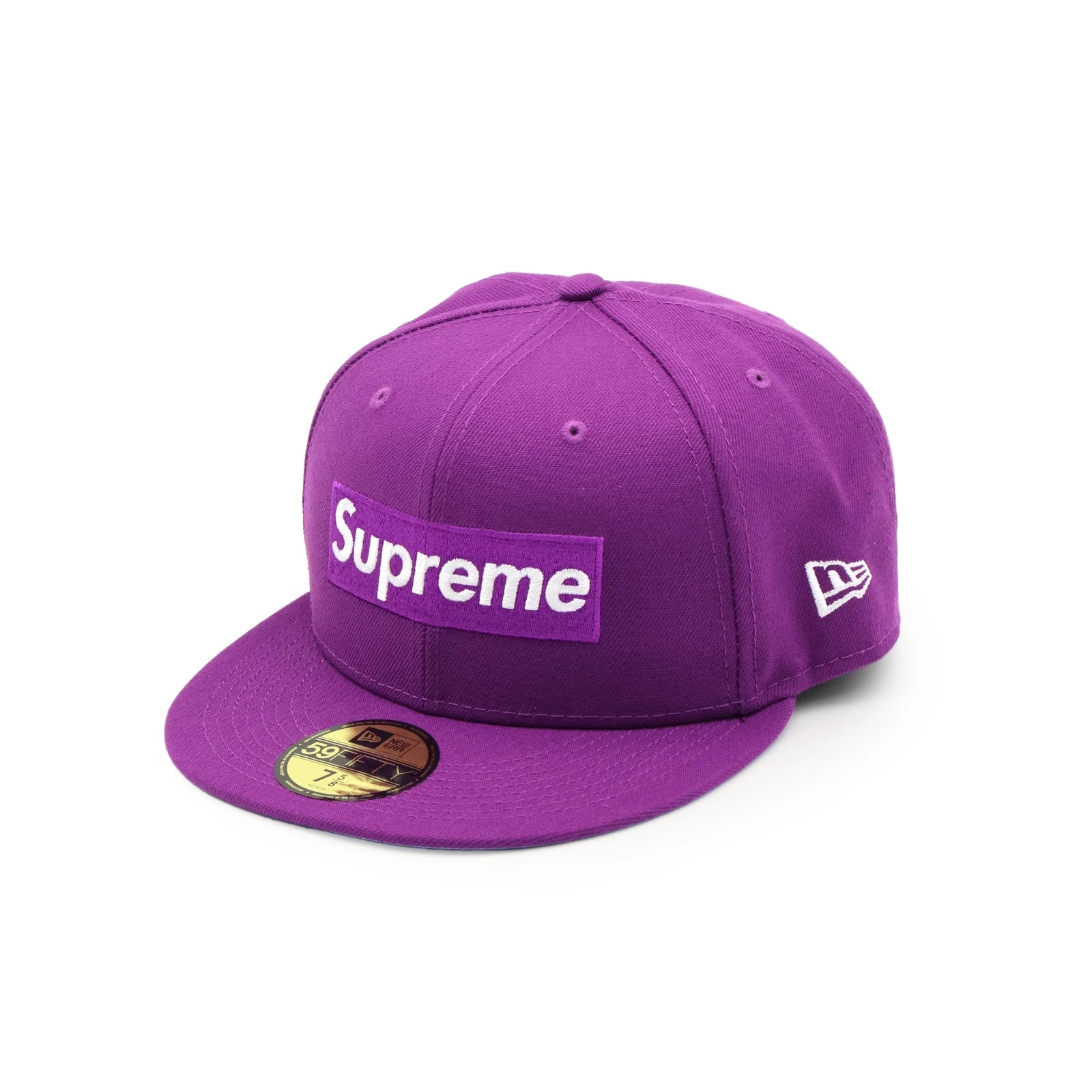 Supreme No Comp Box Logo New Era Lavender