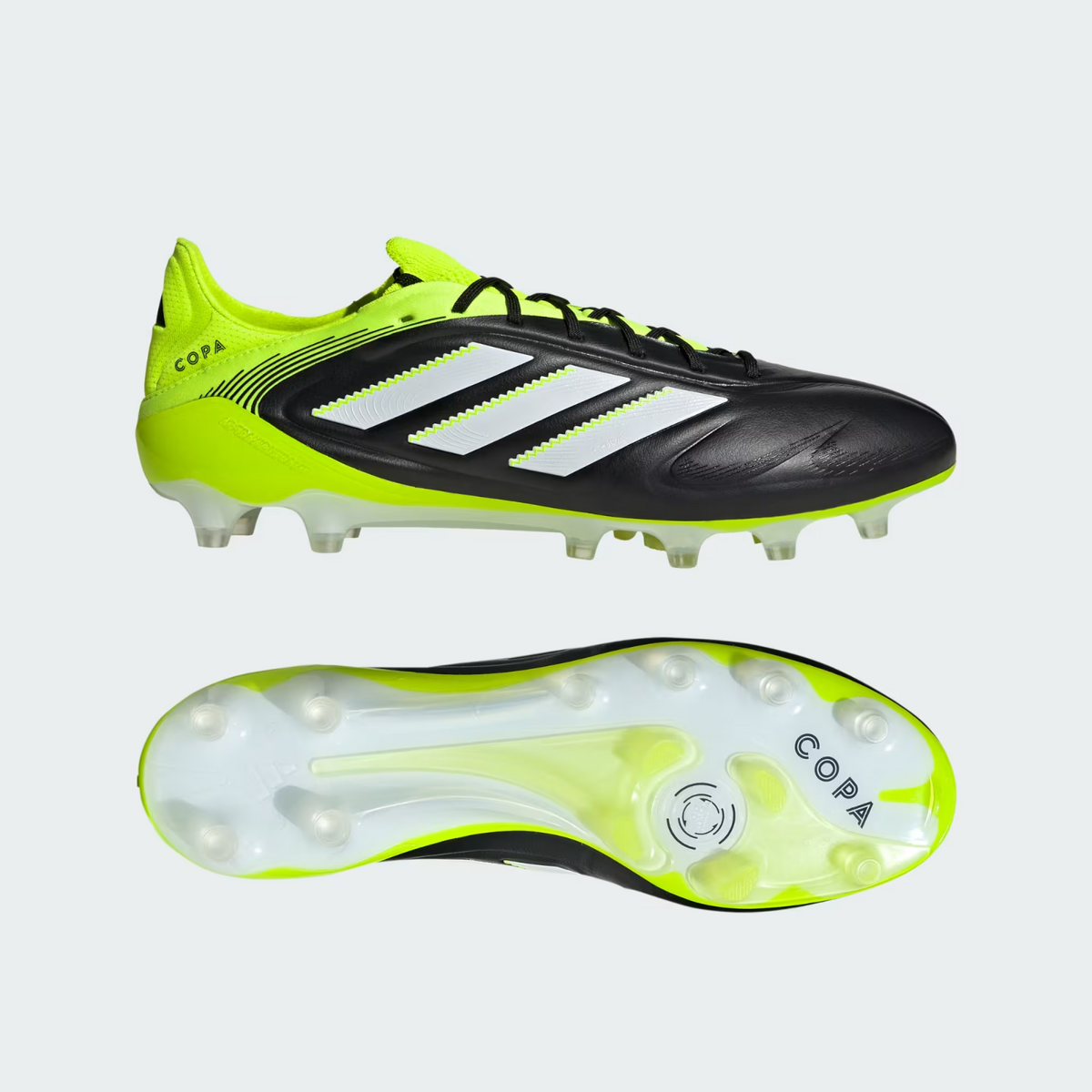 JR2820 adidas Copa Pure 3 Elite AG Core Black/Cloud White/Lucid Lemon (Men's)