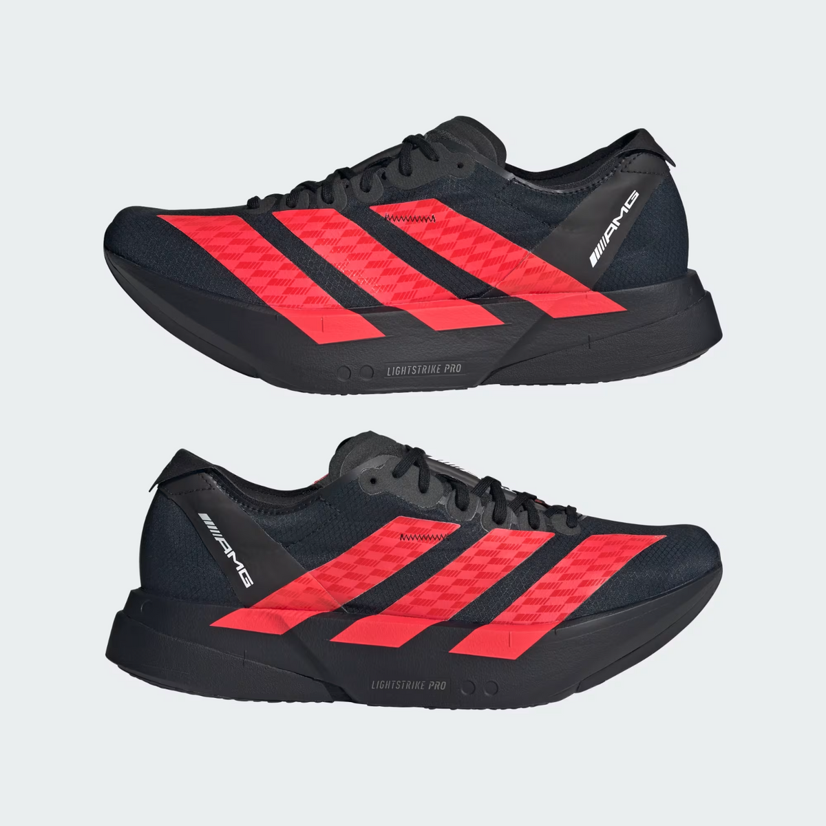 KH8840 Mercedes AMG adidas Adizero Adios Pro 4 Core Black Lucid Red Cloud (Men's