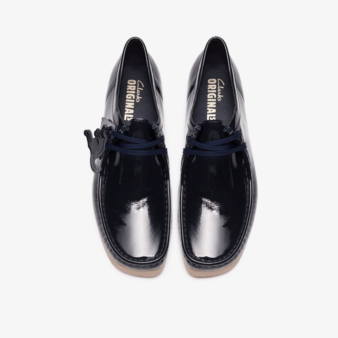 26186520 Clarks Wallabee 2604 "Navy Patent" (Men's)