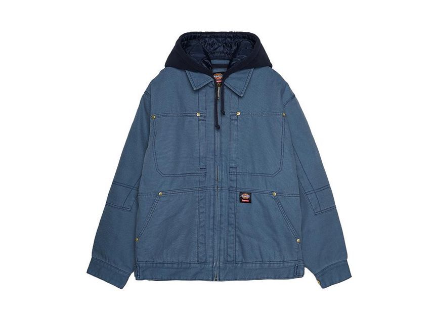 Supreme Dickies Hooded Work Jacket Royal