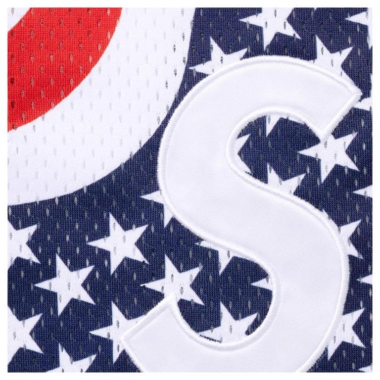 Supreme Shop S Logo Baseball Henley Flag - New York
