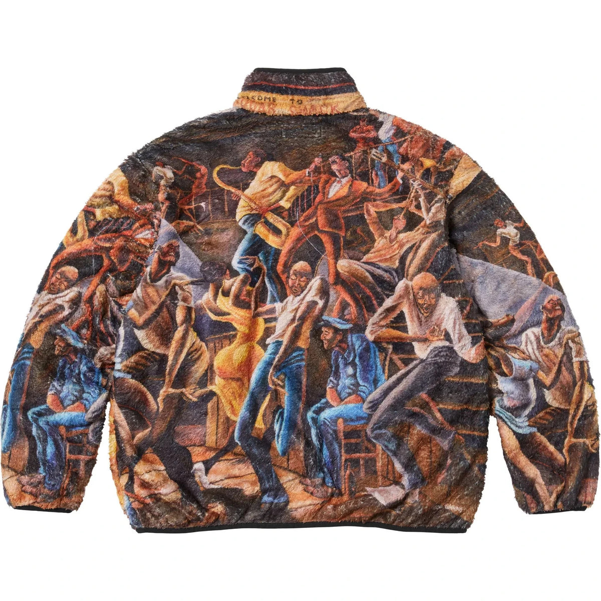 582697 Supreme Ernie Barnes Fleece Jacket Multi