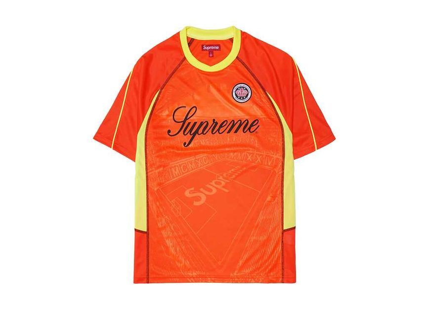 Supreme Jacquard Soccer Jersey Orange