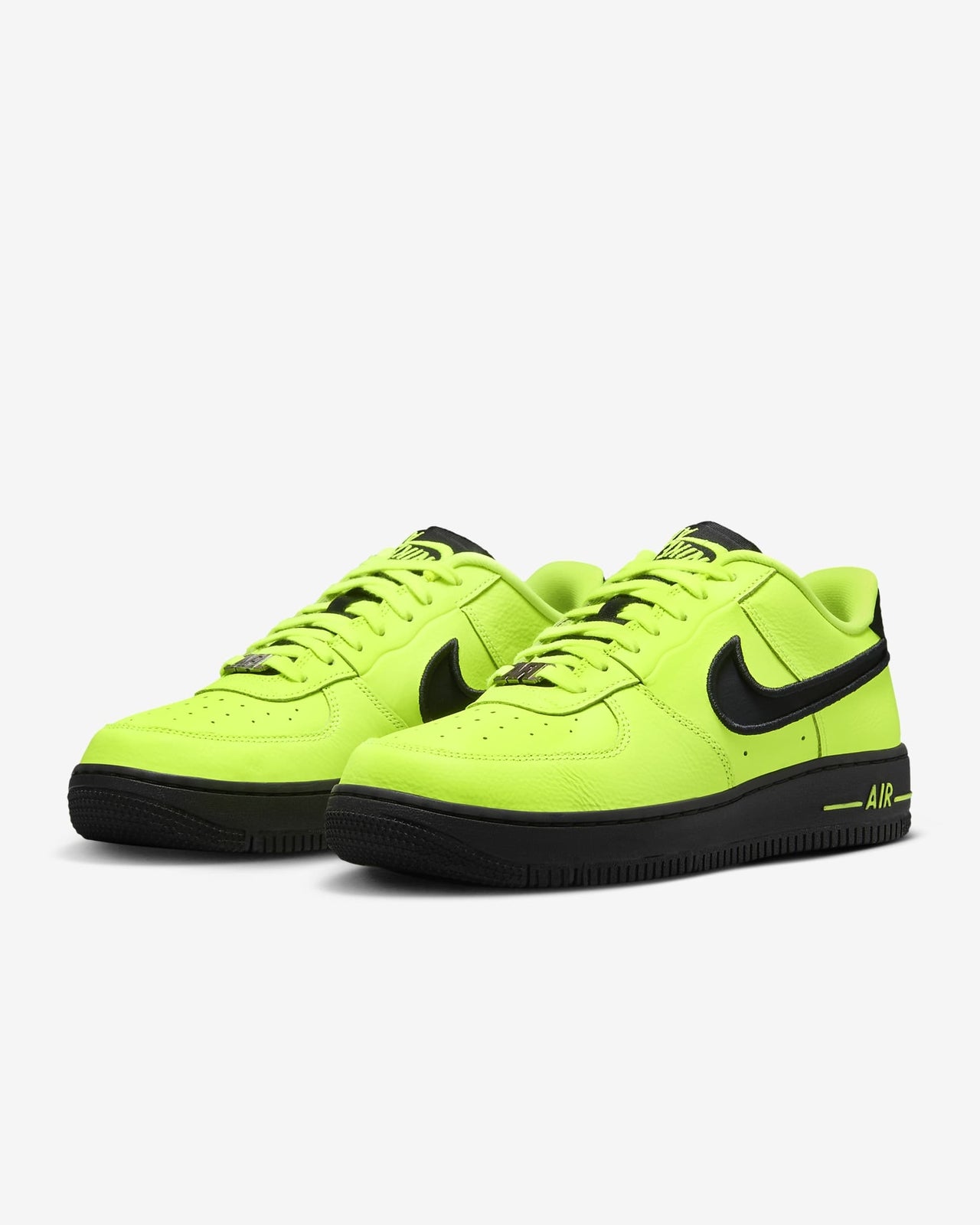 FJ7409-700 Nike Air Force 1 Low Dance Volt and Black (Women's)