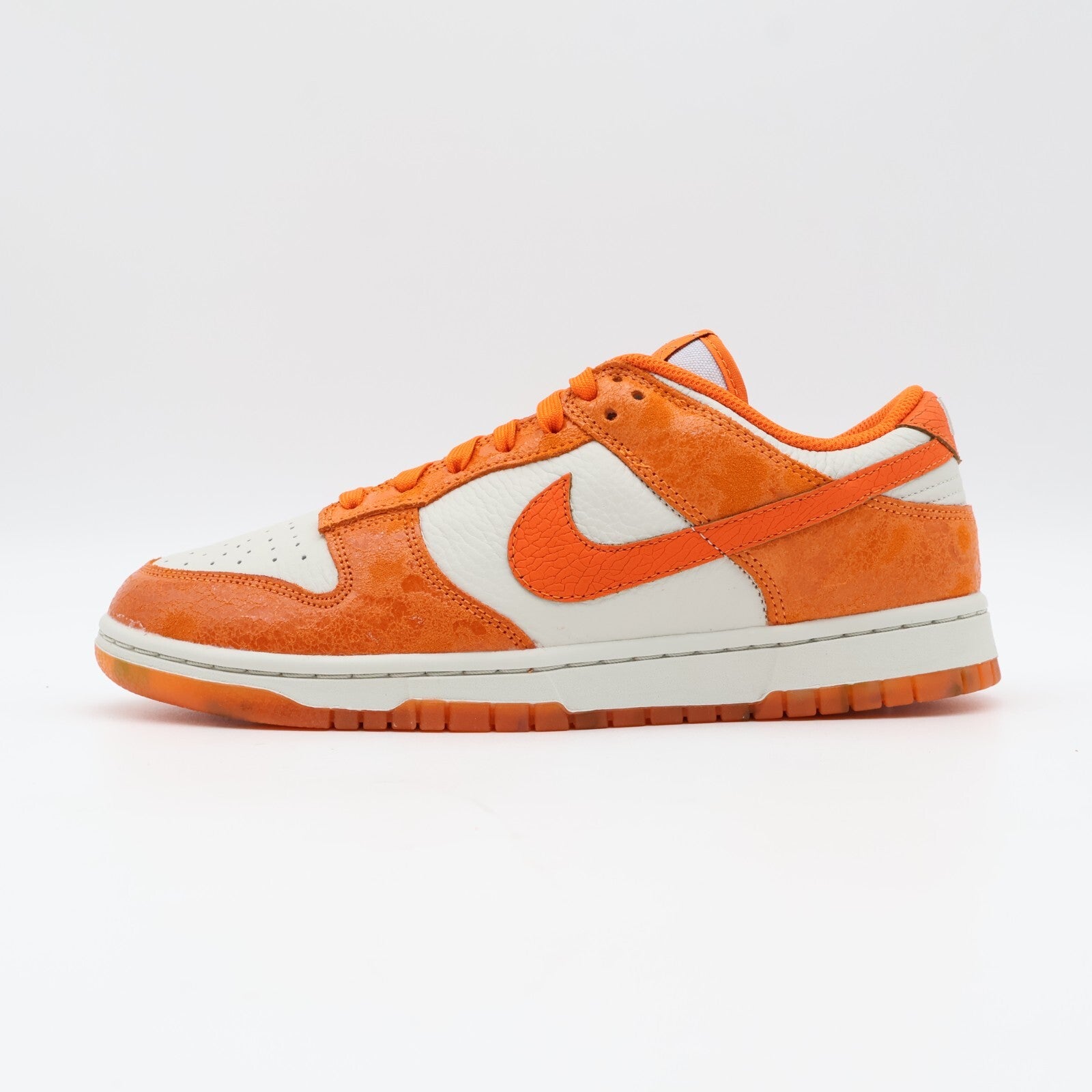 FN7773-001 Nike Dunk Low Total Orange Light Bone Safety Laser (Women's)