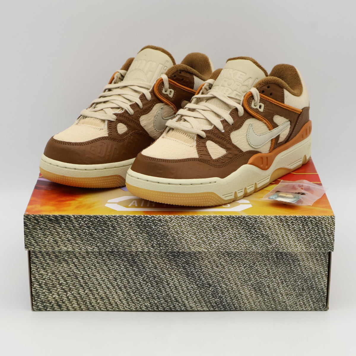 HQ7533-200 NIGO Nike Air Force 3 Low SP Beige Heel Logo OGIN (Men's)