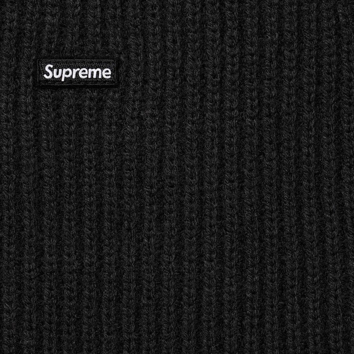 Supreme Small Box Polo Sweater Black