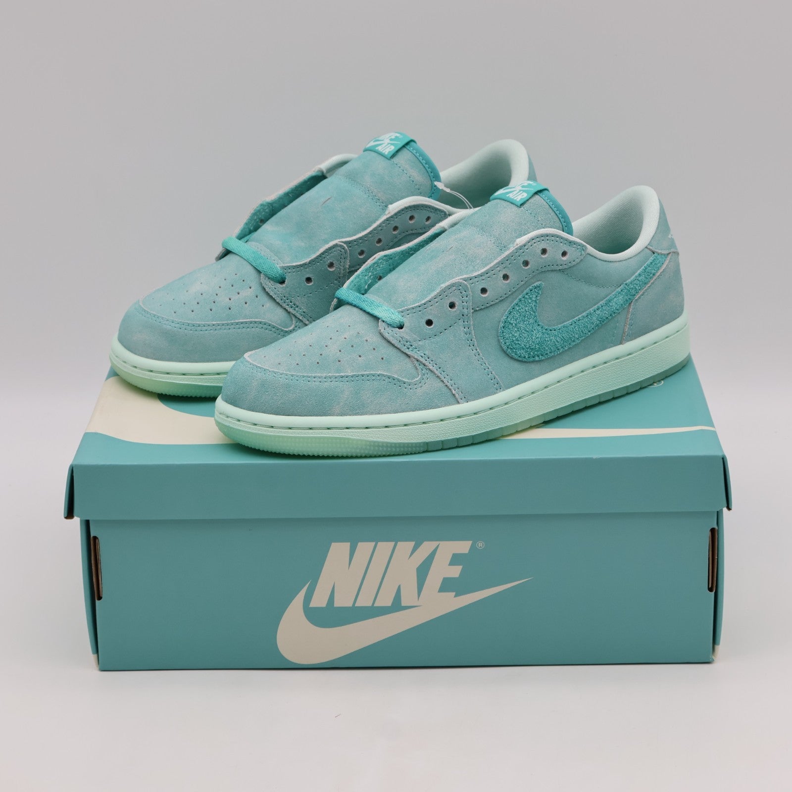 HQ8111-300 Nike  Air Jordan 1 Low Washed Teal (Women's)