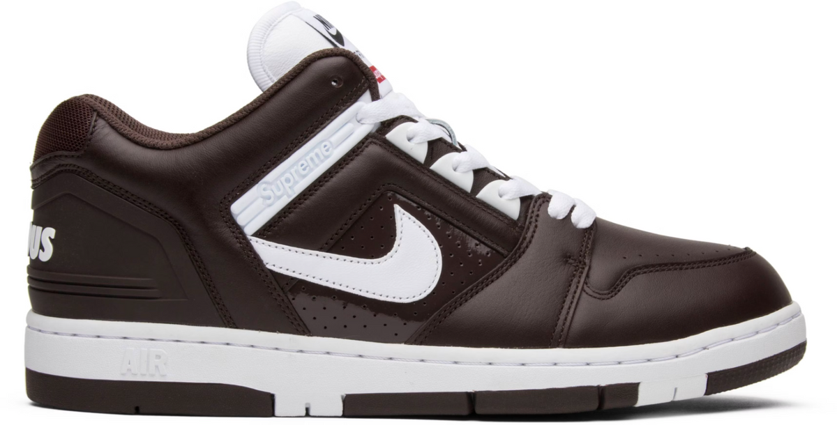 AA0871-212 Supreme Ã Nike SB Air Force 2 Low "Baroque Brown" (Men's)