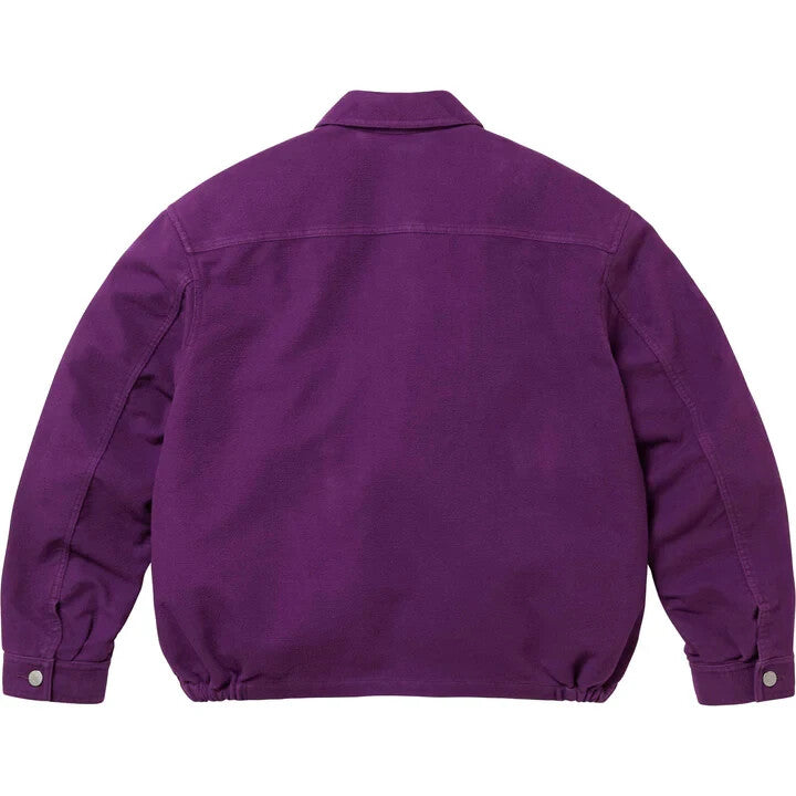 Supreme Moleskin Work Jacket Purple