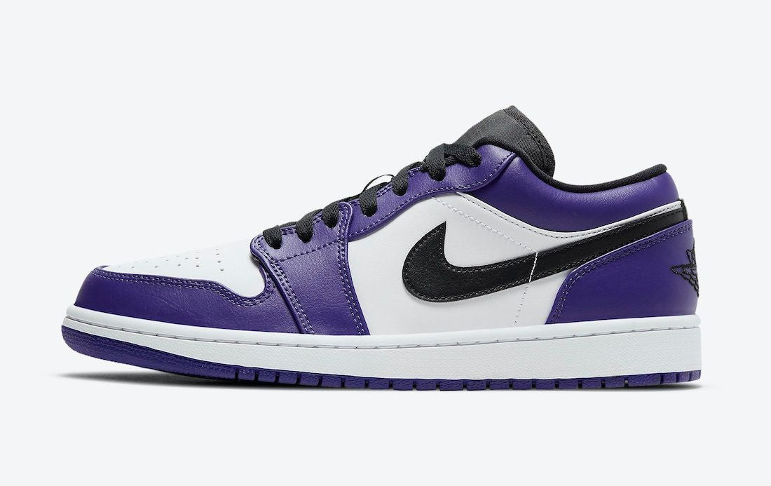 553558-500 Nike Air Jordan 1 Low "Court Purple" (Men's)