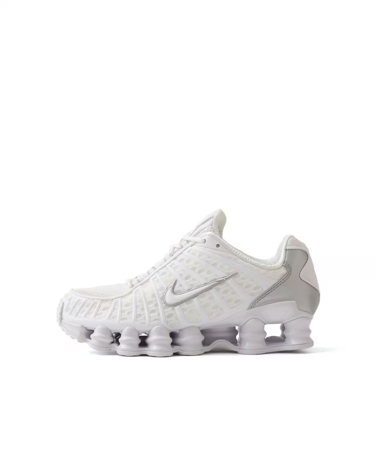 AV3595-100 Nike Shox TL White Metallic Silver (Men's)