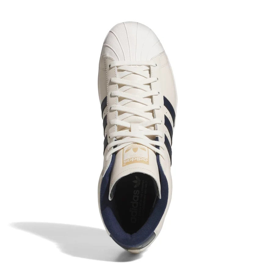JQ7722 adidas Originals Pro Model Midcut Spikeless Golf Chalk White Night (Men's