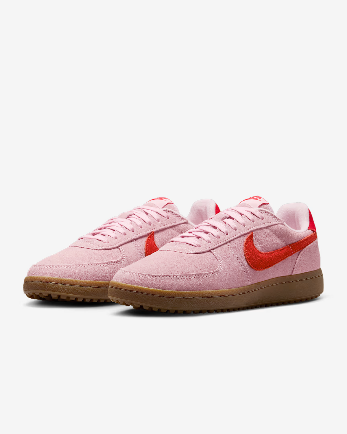 IF1743-602 Nike Field General Suede  Shoes Pink Foam Gum Dark Brown (Women's)